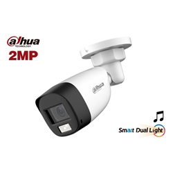 Modelo: DH-HAC-HFW1200CLN-IL-A
Cámara tubo Dahua 2MP 1080p, Lente de 2.8mm, Configurable CVI/ CVBS/ AHD/ TVI, protección IP67, iluminación dual inteligente, visión nocturna a 20 metros, día / noche full color, incluye audio, PVC. 