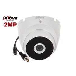 Modelo: DH-HAC-T2A21N
Resolución 2MP, (1080P) sensor optico 2.8mm, 4 en 1 HD-AHD TVI CVI CVBS compatible, dia noche 20M, Metal.