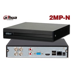 Mod: DH-XVR1B04-I 
XVR Penta Híbrido 4 Canales en H265+, IP / CVBS / HD-AHD / HD-TVI / HD-CVI / HD-XVI, grabación 1080N, soporta 1 HDD SATA hasta 6TB, Audio 1 Ent / 1 Sal, Salida Vídeo HDMI/VGA, puerto LAN 10/100, 2 puertos USB 2.0, audio coaxial p/puerto, Monitoreo P2P (iOS, Android y PC)