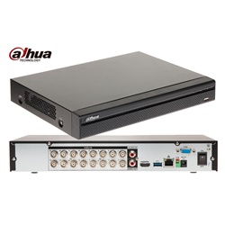 Mod: DHI-XVR5116H-4KL-I3
XVR Penta Híbrido 16 Canales + 8 canales IP, H265+, IP / CVBS / HD-AHD / HD-TVI / HD-CVI / HD-XVI, grabación 4K, soporta 1 HDD SATA hasta 10TB, Audio 1 Ent / 1 Sal, Salida Vídeo HDMI/VGA, puerto LAN 10/100, 2 puertos USB 2.0, audio coaxial p/puerto, Monitoreo P2P (iOS, Android y PC)