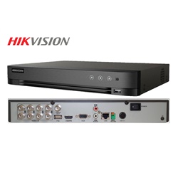 MODELO: DS-7208HQHI-M1/S
8 canales y 1 HDD 1U AcuSense DVR, Reducción de falsas alarmas a través de la clasificación de objetivos humanos y de vehículos basada en aprendizaje, profundo Eficiente tecnología de compresión H.265 pro+ Capacidad de codificación de hasta 1080p a 15 fps Entrada de 5 señales adaptable (HDTVI / AHD / CVI / CVBS / IP), Admite  hasta 12 cámaras de red.