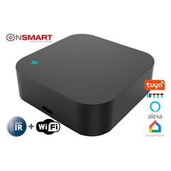 Tuya Smart WiFi IR + RF 433 Mhz/315 Mhz ,Control remoto funciona con Amazon Alexa/Google asistencia, soporta frecuencias RF433MHZ y 315MHZ, soporta multiples conexiones bluetooth+wifi+hotspot