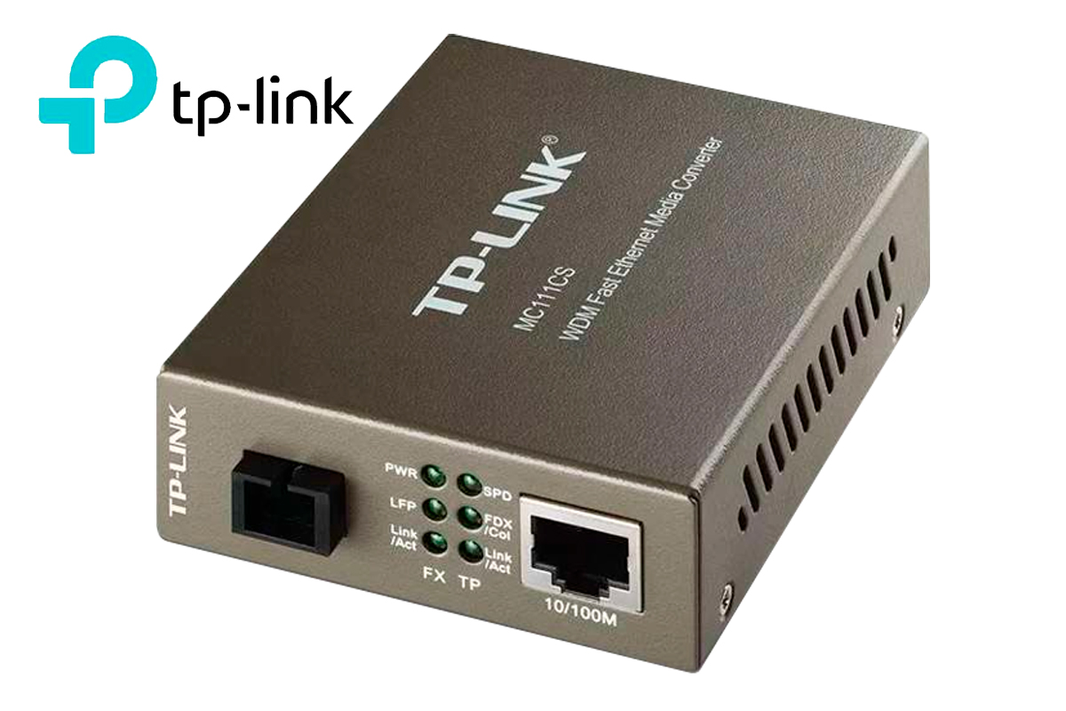 TPLINK CONVERTIDO TRANSCEIVER 100TX SM MC111C